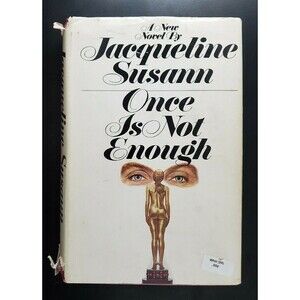 Once Is Not Enough by Jacqueline Susann Hardback Book | Classic Romance Novel